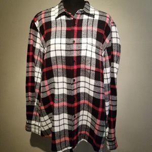 PORTUGUESE FLANNEL PLAID SHIRT XL b41
